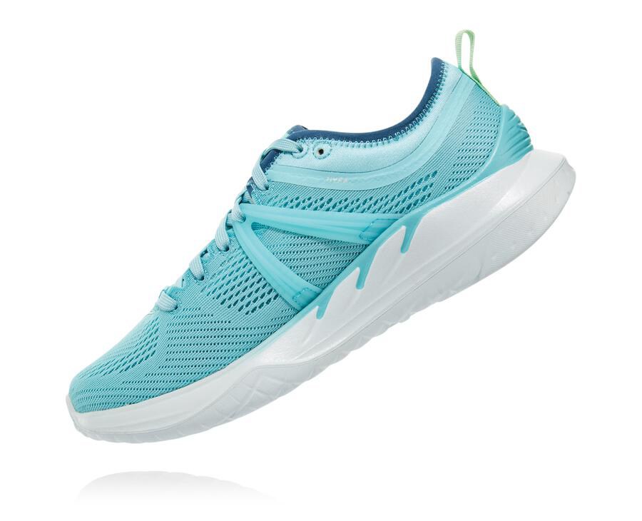 Tenis Hoka One One Mujer Azules/Blancos - Tivra - MPWQ96210